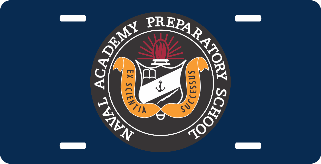 Naval Academy Preparatory School License Plate