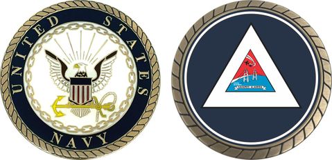 Naval Air Station Alameda Challenge Coin