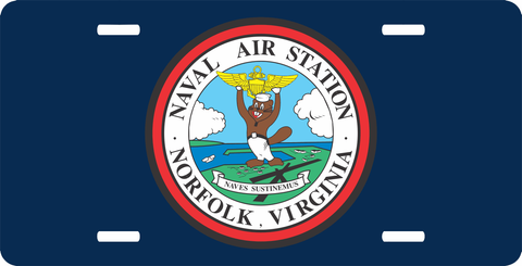 Naval Air Station Norfolk ,Virginia License Plate