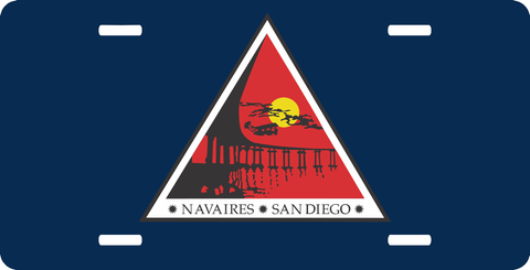 Naval Air Station North Island San Diego License Plate