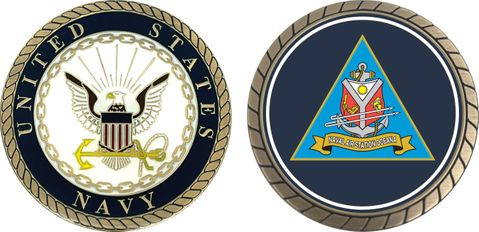 Naval Air Station Oceana Challenge Coin
