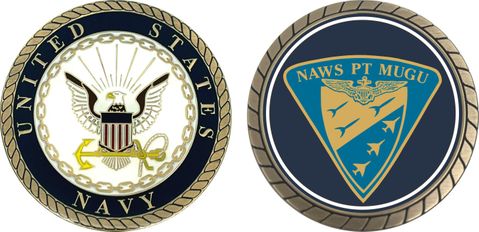 Naval Air Station Point Mugu Challenge Coin