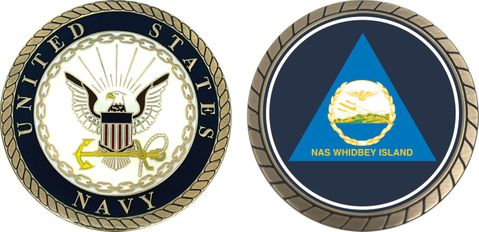 Naval Air Station Whidbey Island Challenge Coin