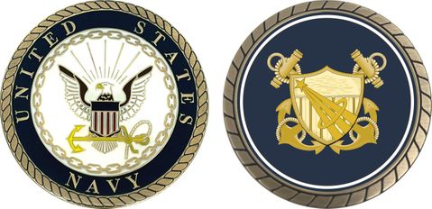 Naval Astronaut Challenge Coin