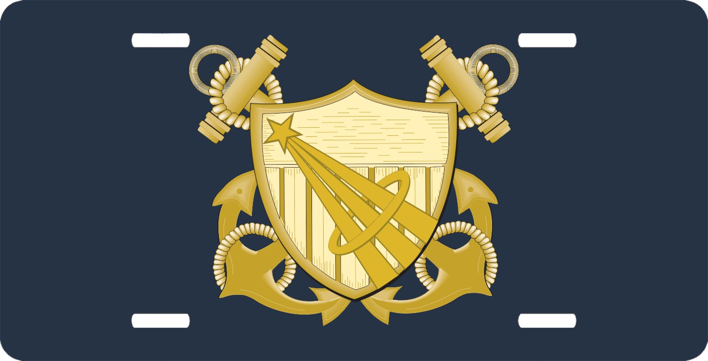 Naval Astronaut License Plate