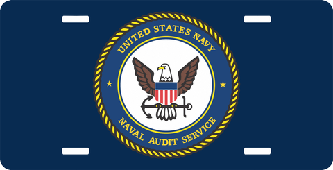 Naval Audit Service License Plate