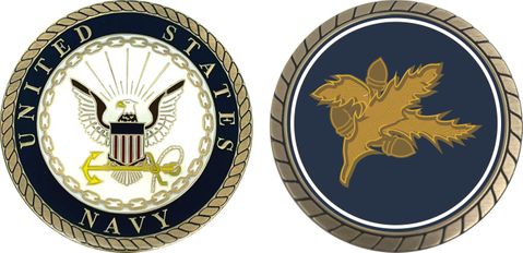 Naval Aviation Supply Challenge Coin