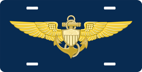 Naval Aviator Military License Plate