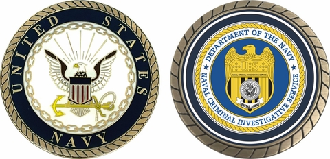 Naval Criminal Investigative Service Challenge Coin