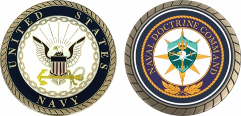 Naval Doctrine Command Challenge Coin