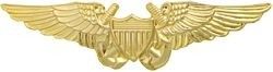Naval Flight Officer Wings Lapel Badge (2 3/4")