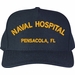 Naval Hospital Pensacola Text Only Custom Embroidered Cap