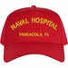 Naval Hospital Pensacola Text Only Custom Embroidered Cap