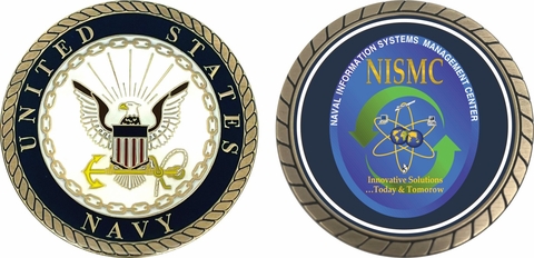 Naval Information Systems Management Center Challenge Coin