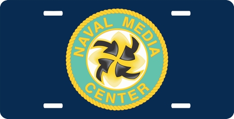 Naval Media Center License Plate