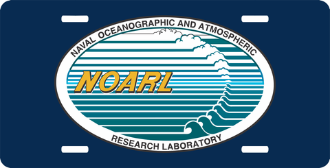 Naval Oceanographic and Atmospheric Research Laboratory Seal License Plate