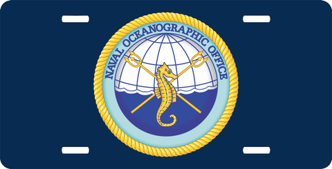 Naval Oceanographic Office License Plate