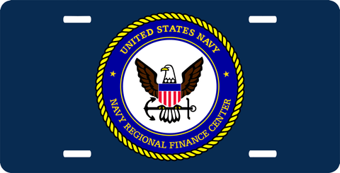 Naval Regional Finance Center License Plate