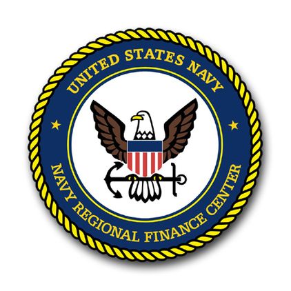 Naval Regional Finance Center Vinyl Transfer Decal