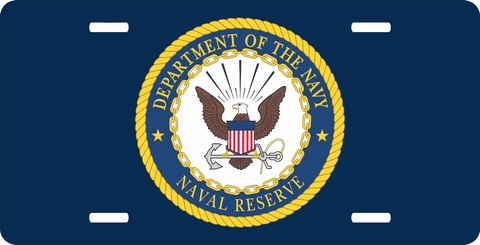 Naval Reserve License Plate
