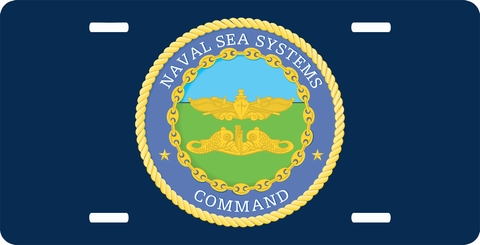 Naval Sea Systems Command License Plate