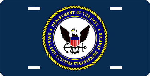 Naval Ship Systems Engineering Station License Plate