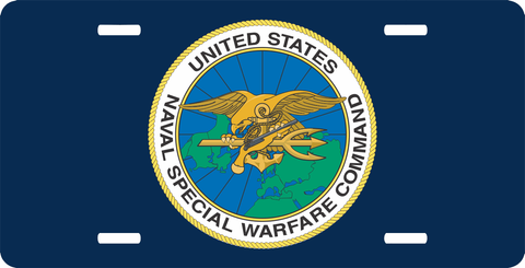 Naval Special War Command License Plate