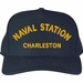 Naval Station Charleston Text Only Custom Embroidered Cap