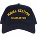 Naval Station Charleston Text Only Custom Embroidered Cap