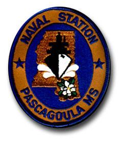 Naval Station Pascagoula 3.5" Military Patch
