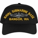 Naval Sub Base Bangor with Dolphins Embroidered Cap