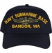 Naval Submarine Base Bangor w/ Gold Dolphins Embroidered Cap
