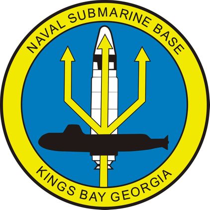 NAVAL SUBMARINE BASE KINGS BAY, GEORGIA MILITARY DECAL