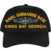 Naval Submarine Base Kings Bay with Dolphins Embroidered Cap