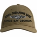 Naval Submarine Base Kings Bay with Dolphins Embroidered Cap