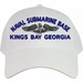 Naval Submarine Base Kings Bay with Dolphins Embroidered Cap