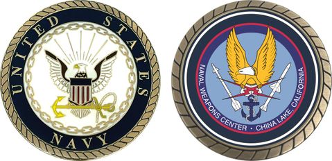 Naval Weapons Center China Lake, California Challenge Coin