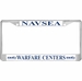 NAVSEA License Plate Frame