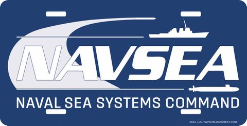 NAVSEA License Plate