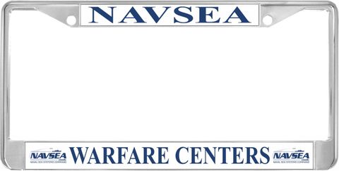NAVSEA License Plate Frame