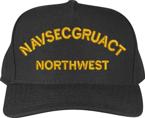 NAVSECGRUACT Northwest Text Only Custom Embroidered Cap