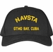 NAVSTA GTMO Bay, Cuba Text Only Custom Embroidered Cap