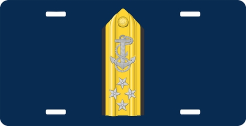 Navy Admiral License Plate