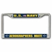 Navy Aerographers Mate AG Chrome License Plate Frame