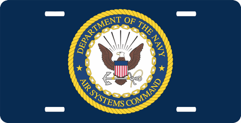 Navy Air Systems Command License Plate