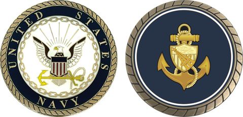 Navy Astronaut Challenge Coin