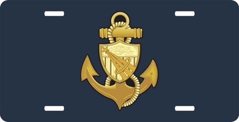 Navy Astronaut License Plate