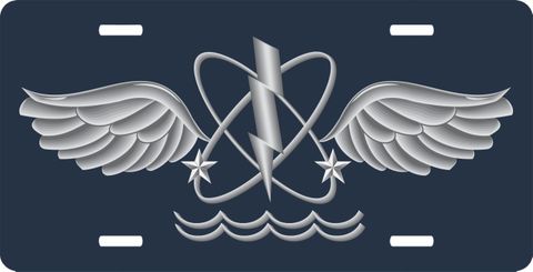 Navy Aviation Antisubmarine War Operator License Plate