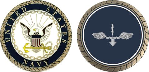 Navy Aviation Antisubmarine War Technician Challenge Coin