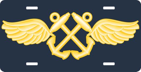 Navy Aviation Boatswain Mate License Plate